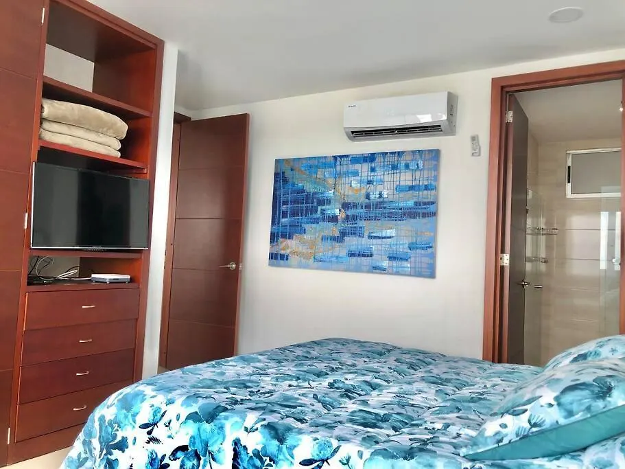 Apto 402 Cartagena Frente Al Mar- Edificio Palmetto, Piso 4 Apartment